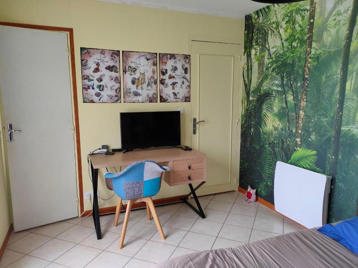 Chambre Avec Sdb Privative En Pleine Campagne Baillou Exterior photo