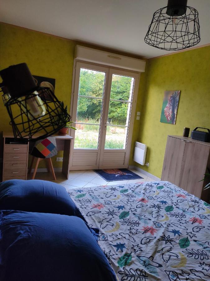 Chambre Avec Sdb Privative En Pleine Campagne Baillou Exterior photo
